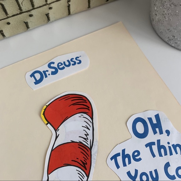 Dr. Seuss / Cat in the Hat Handmade 8x10 Collage - Picture 5 of 12